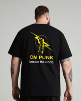Men's Cm Punk Big & Tall 100% Cotton T-Shirt